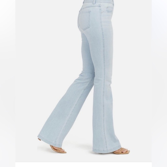 SPANX Flare Jean In Retro Light Wash - Picture 2 of 5